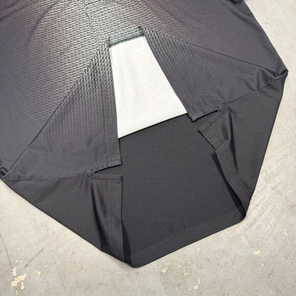 Callaway Golf Shirt Opti Dri Short Sleeve Stretch Polo Grey Silver Medium - Picture 7 of 8